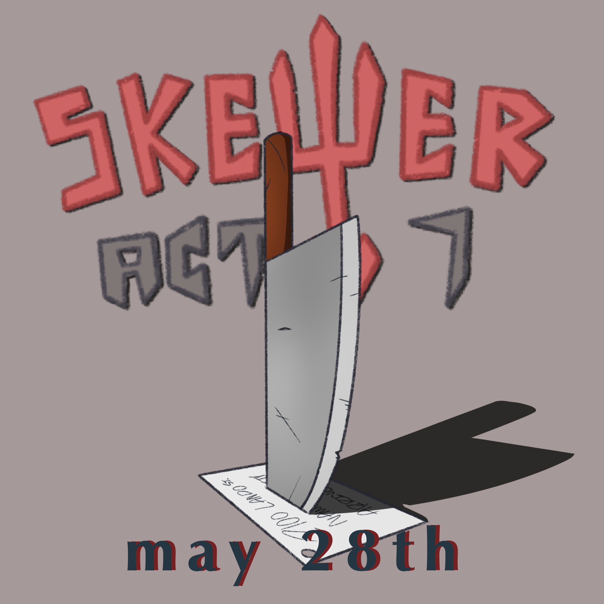 Teaser for my (now defunct) comic, Skewer - Personal - 2019